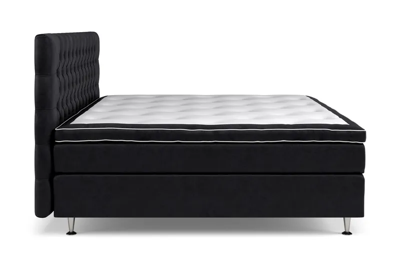 Celine Sengepakke 210x210 cm - Svart/Fløyel - Møbler - Senger - Kontinentalsenger