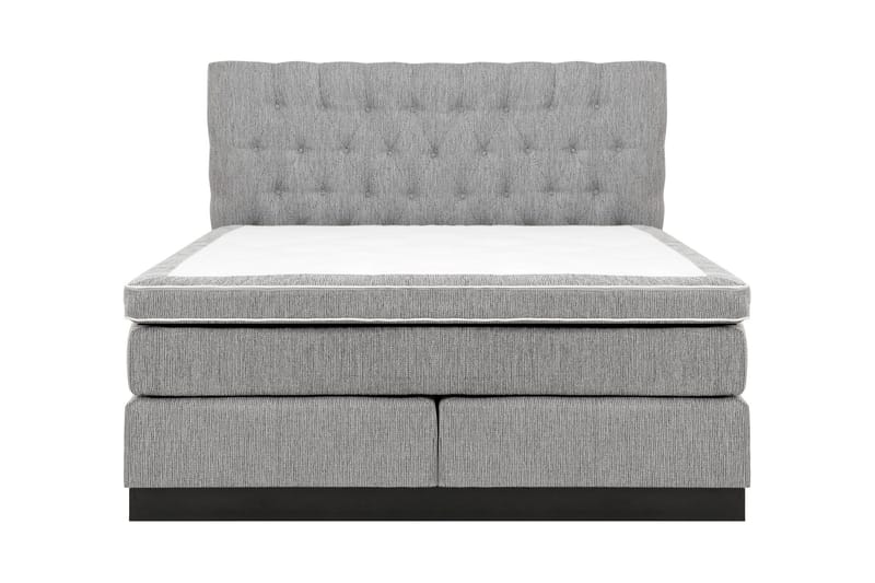 Charleston 160 Kontinentalseng Lysegrå - Møbler - Senger - Kontinentalsenger