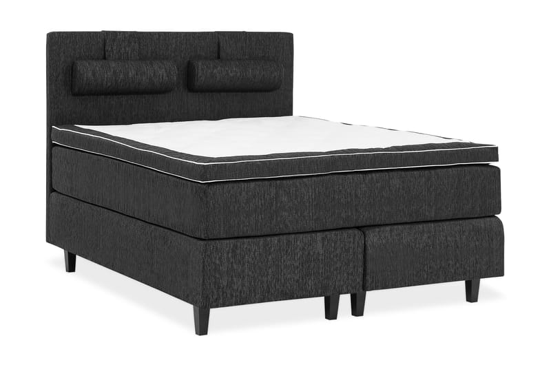 Charleston Komplett Sengepakke 160x200 cm - Sort - Møbler - Senger - Komplett sengepakke