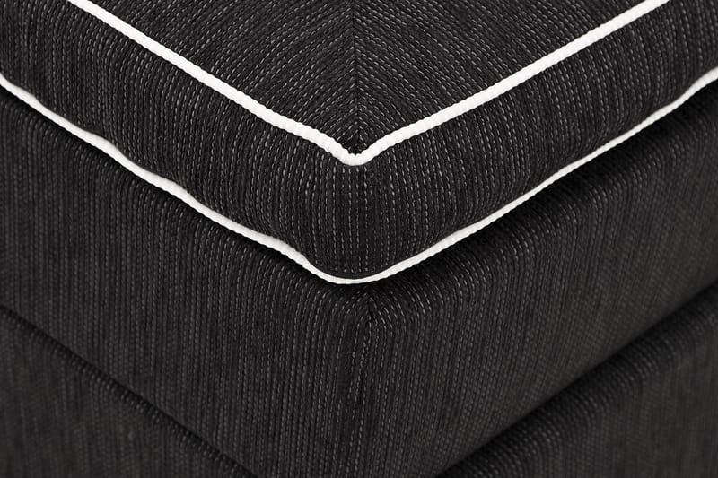 Charleston Komplett Sengepakke 160x200 cm - Sort - Møbler - Senger - Komplett sengepakke