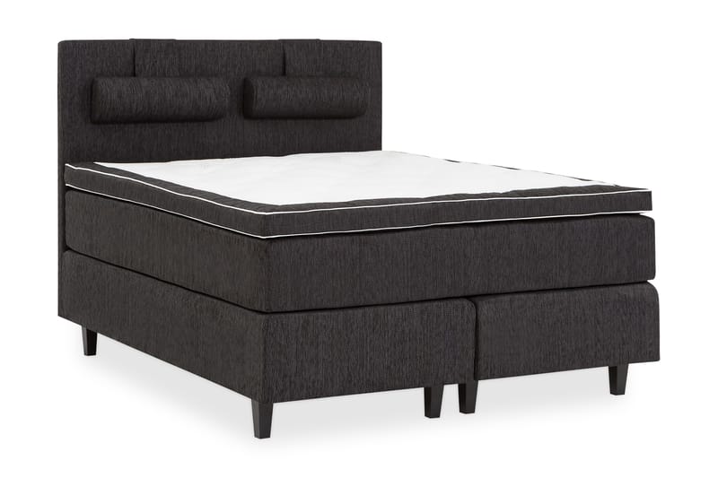 Charleston Komplett Sengepakke 180x200 cm - Sort - Møbler - Senger - Komplett sengepakke