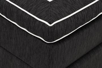 Charleston Komplett Sengepakke 180x200 cm - Sort - Møbler - Senger - Komplett sengepakke