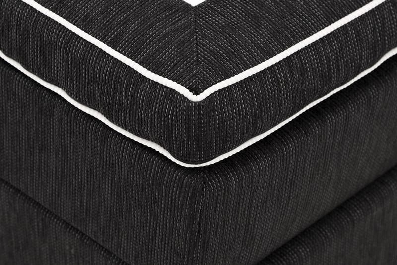Charleston Komplett Sengepakke 180x200 cm - Sort - Møbler - Senger - Komplett sengepakke