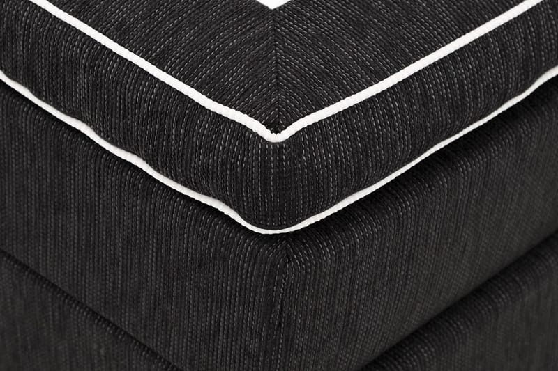 Charleston Komplett Sengepakke 180x200 cm - Sort - Møbler - Senger - Kontinentalsenger