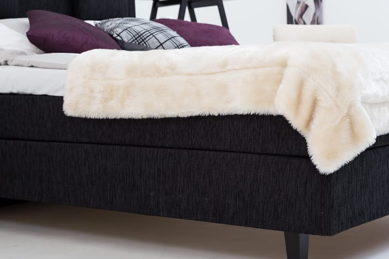 Charleston Kontinentalseng 120x200 - Svart - Møbler - Senger - Kontinentalsenger