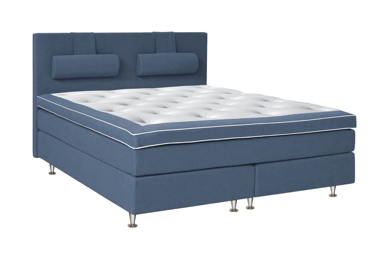 Charleston Kontinentalseng 180x200 Malaga - Blå - Møbler - Senger - Kontinentalsenger