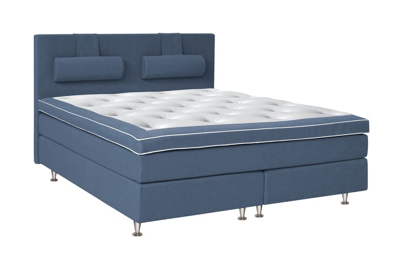 Charleston Kontinentalseng 180x200 Malaga - Blå - Møbler - Senger - Kontinentalsenger