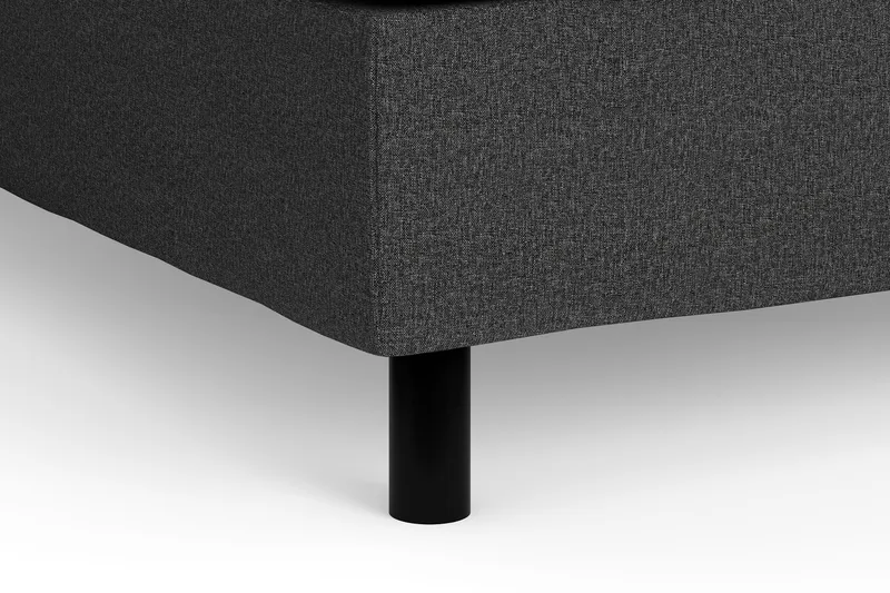 Charm Komplett Sengpakke 140x200 cm med Sengegavl - Mørkgrå - Møbler - Senger - Kontinentalsenger