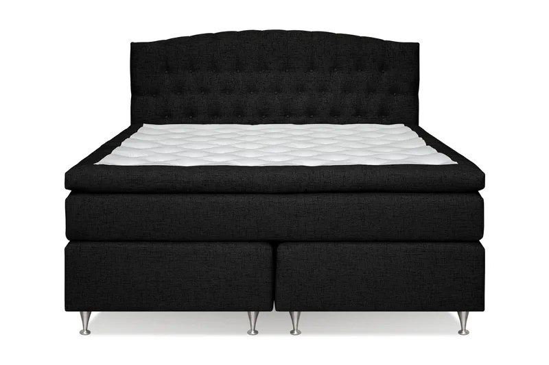 Charm Kontinentalseng 180x200 Fast, Svart