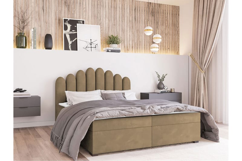 Chepstow Kontinentalseng 140x200 cm Medium - Brun - Møbler - Senger - Kontinentalsenger