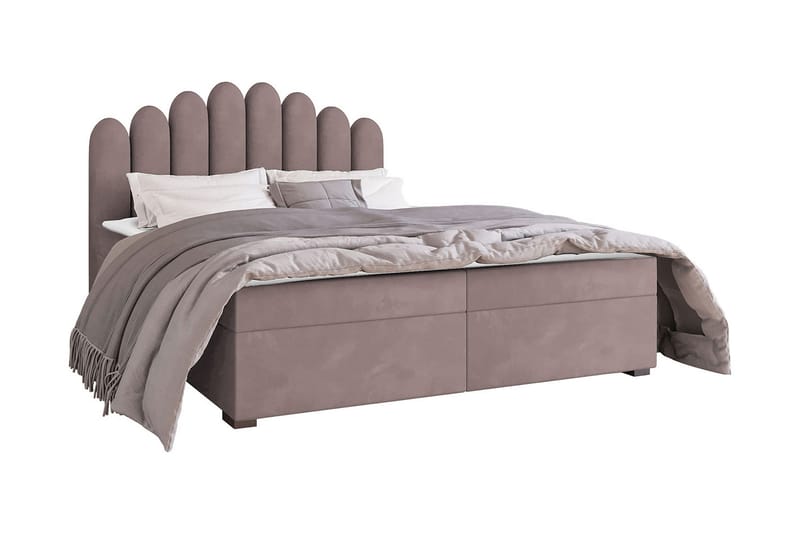 Chepstow Kontinentalseng 140x200 cm Medium - Rosa - Møbler - Senger - Kontinentalsenger