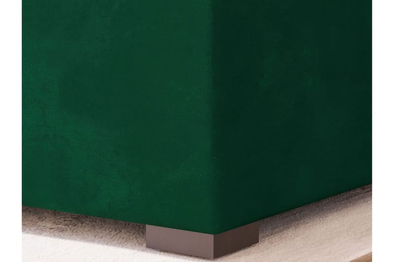Chepstow Kontinentalseng 180x200 cm Medium - Fløyel/Mørkegrønn - Familieseng - Kontinentalsenger