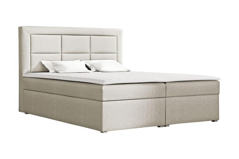 Clasic Box Kontinentalseng 140x215 cm - Beige - Møbler - Senger - Kontinentalsenger