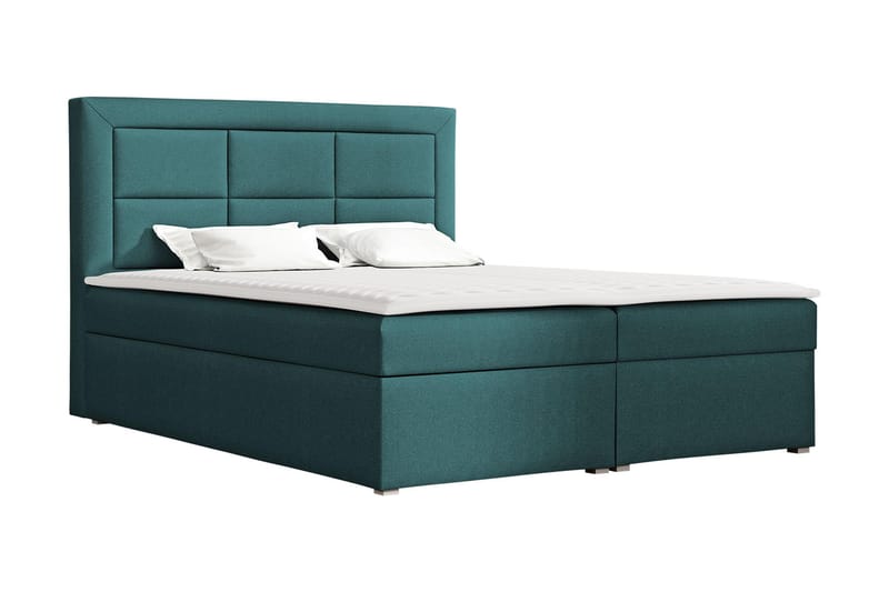 Clasic Box Kontinentalseng 140x215 cm - Blå - Møbler - Senger - Kontinentalsenger