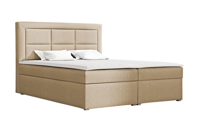 Clasic Box Kontinentalseng 160x215 cm - Beige - Møbler - Senger - Kontinentalsenger