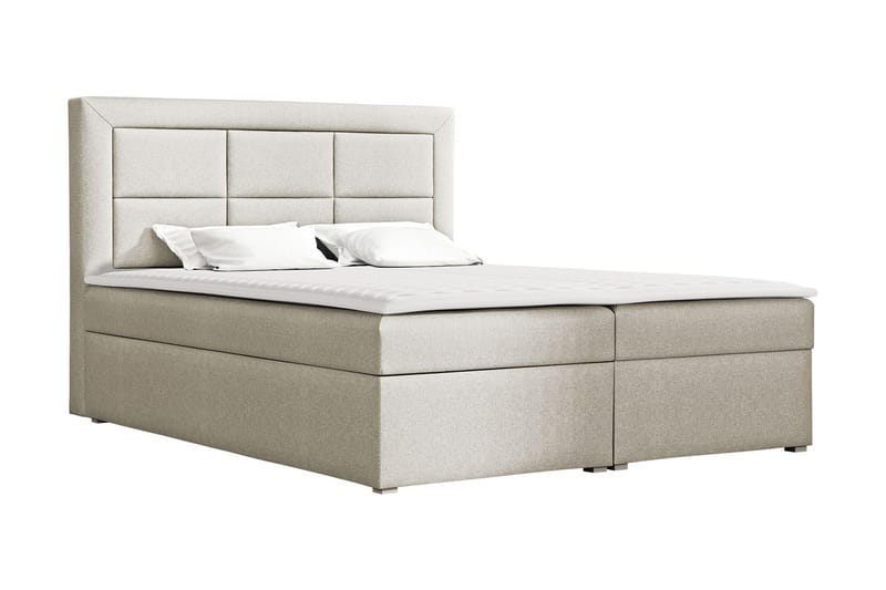 Clasic Box Kontinentalseng 160x215 cm - Beige - Møbler - Senger - Kontinentalsenger