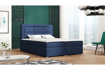 Clasic Box Kontinentalseng 160x215 cm - Blå - Møbler - Senger - Kontinentalsenger