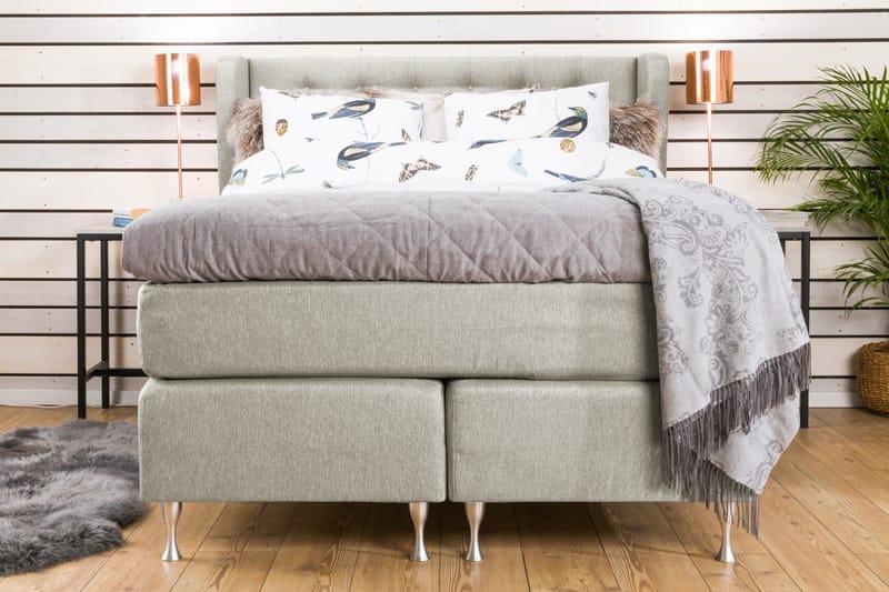 Cloud Komplett Sengepakke 140x200 - Beige - Møbler - Senger - Komplett sengepakke