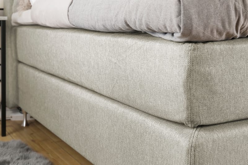 Cloud Komplett Sengepakke 140x200 - Sider Beige/Hvit - Møbler - Senger - Komplett sengepakke