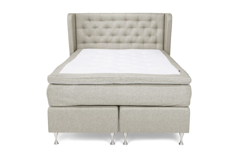 Cloud Komplett Sengepakke 140x200, Sider Beige/Hvit