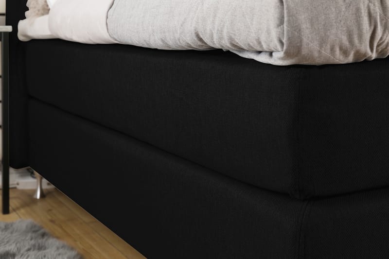 Cloud Komplett Sengepakke 140x200 - Sider Svart/Hvit - Møbler - Senger - Komplett sengepakke