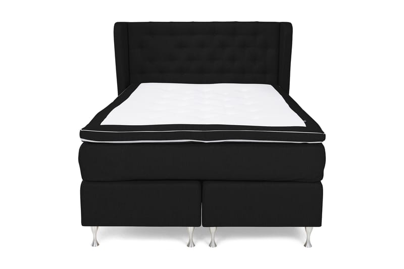 Cloud Komplett Sengepakke 140x200 - Sider Svart/Hvit - Møbler - Senger - Komplett sengepakke