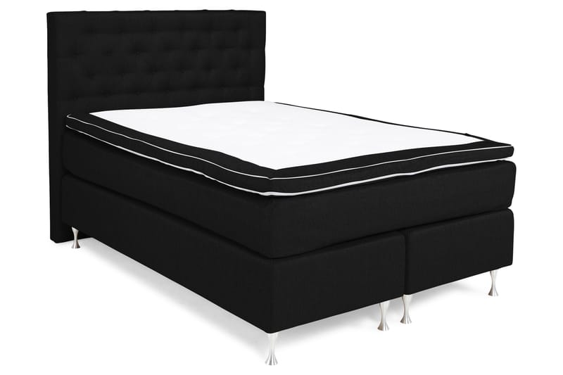 Cloud Komplett Sengepakke 140x200 - Svart/Hvit - Møbler - Senger - Kontinentalsenger
