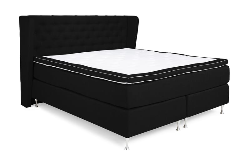 Cloud Komplett Sengepakke 160x200 - Svart - Møbler - Senger - Komplett sengepakke