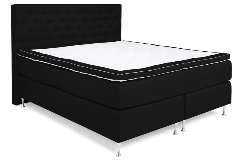 Cloud Komplett Sengepakke 160x200 - Svart - Møbler - Senger - Komplett sengepakke