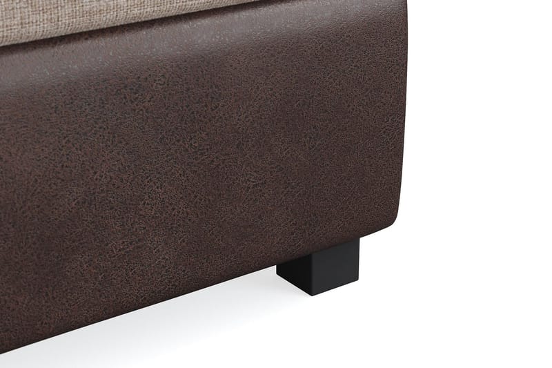 Cuba Kontinentalseng 105x200 - (+Flere valg) Beige/Brun - Møbler - Senger - Kontinentalsenger