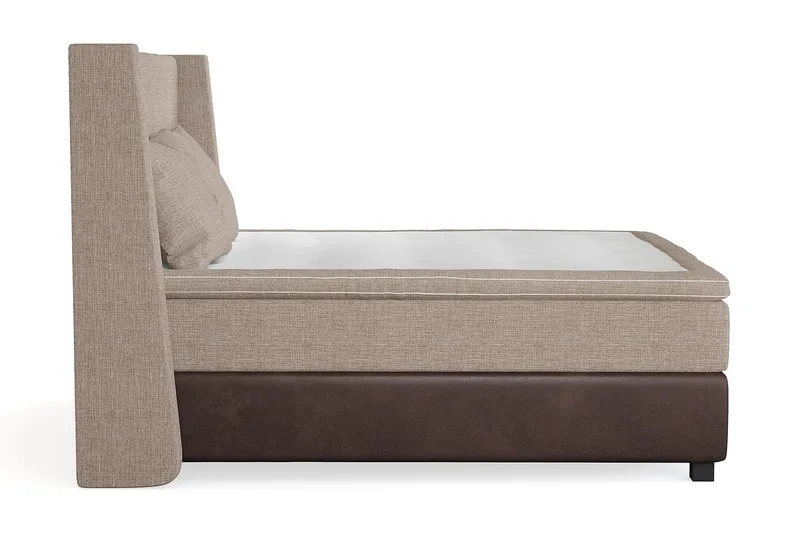 Cuba Kontinentalseng 180x200 - (+Flere valg) Beige/Brun - Møbler - Senger - Kontinentalsenger