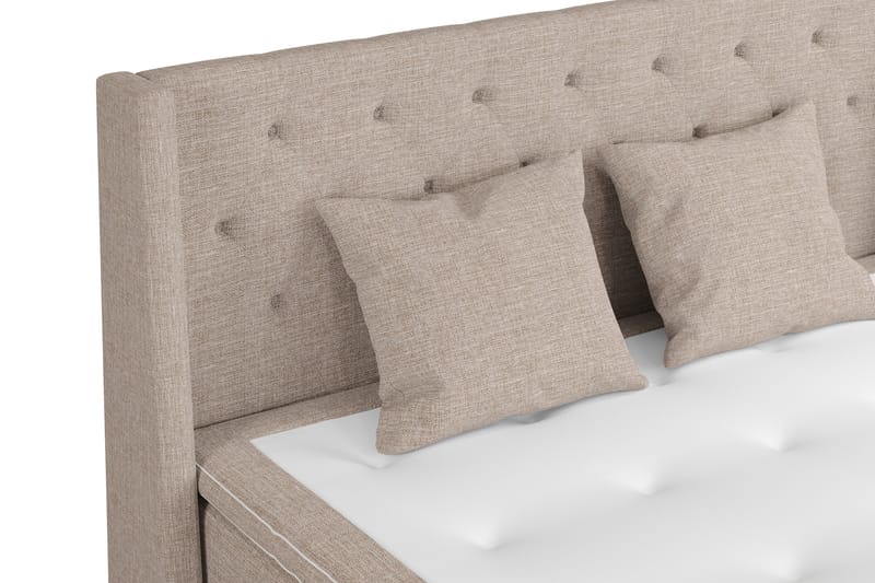 Cuba Sengepakke 210x210 med To Beige Puter - (+Flere valg) Beige/Brun - Møbler - Senger - Kontinentalsenger