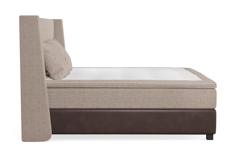 Cuba Sengepakke 210x210 med To Beige Puter - (+Flere valg) Beige/Brun - Møbler - Senger - Kontinentalsenger
