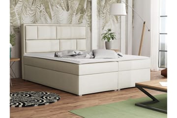 Deco Kontinentalseng 140x215 cm - Beige/Grå - Møbler - Senger - Kontinentalsenger