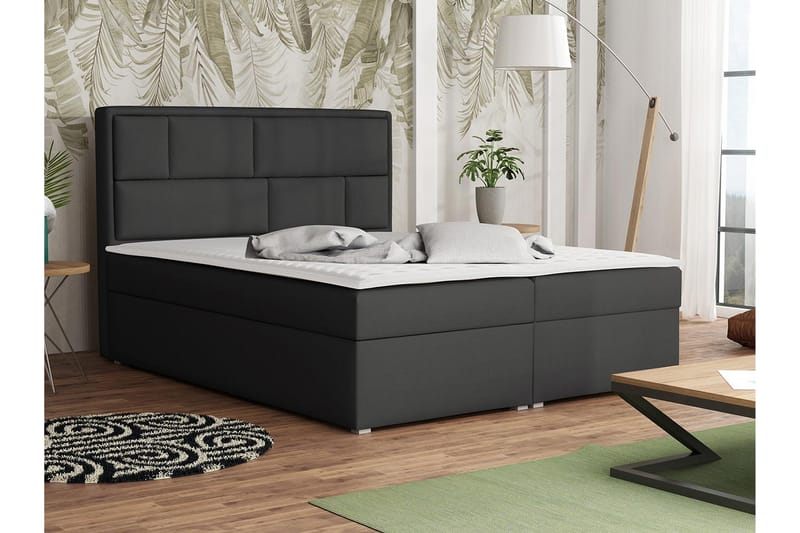 Deco Kontinentalseng 140x215 cm - Svart - Møbler - Senger - Kontinentalsenger