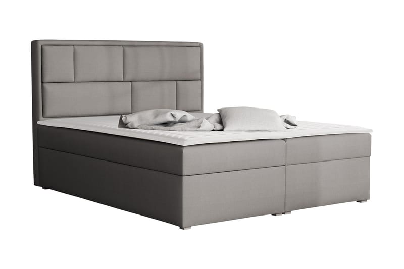 Deco Kontinentalseng 180x215 cm - Grå - Møbler - Senger - Kontinentalsenger