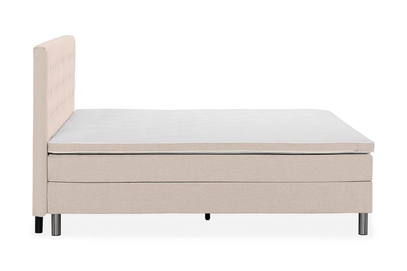 Ella Familieseng 240x210 cm - (+Flere valg) Beige - Møbler - Senger - Komplett sengepakke