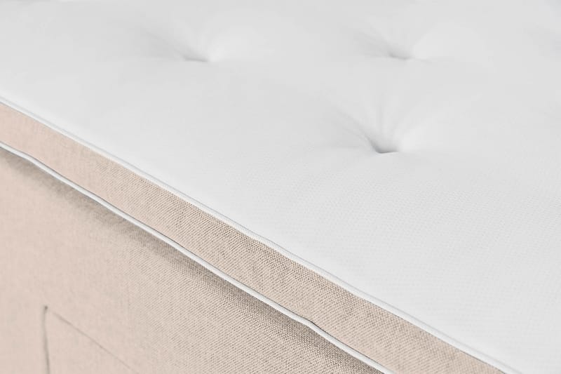 Ella Familieseng 240x210 cm - (+Flere valg) Beige - Møbler - Senger - Komplett sengepakke