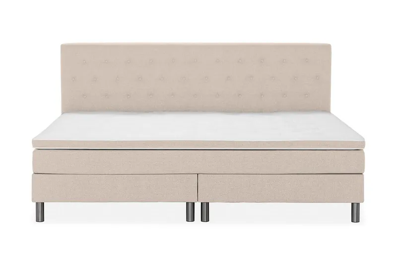Ella Familieseng 240x210 cm - (+Flere valg) Beige - Møbler - Senger - Kontinentalsenger