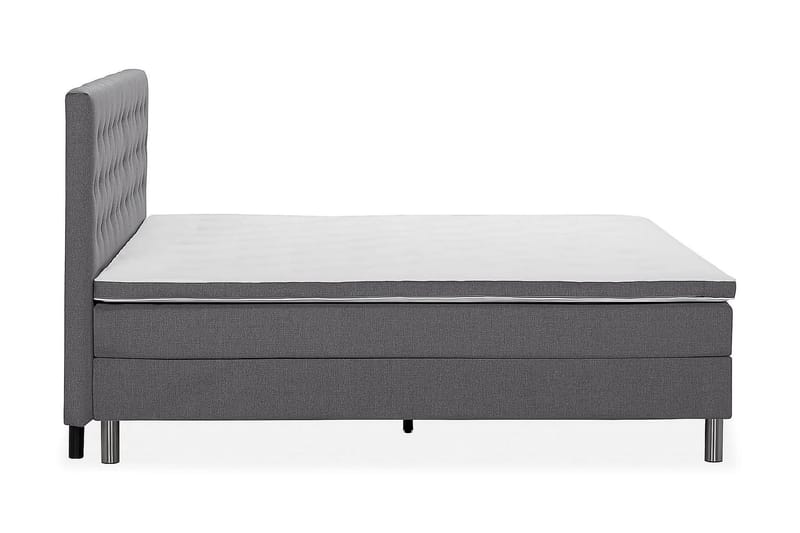 Ella Familieseng 240x210 cm - (+Flere valg) Mørkegrå - Møbler - Senger - Komplett sengepakke