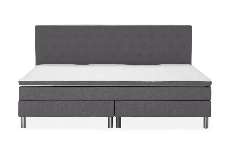 Ella Familieseng Sengepakke 240x200 cm - (+Flere valg) Mørkegrå - Møbler - Senger - Kontinentalsenger
