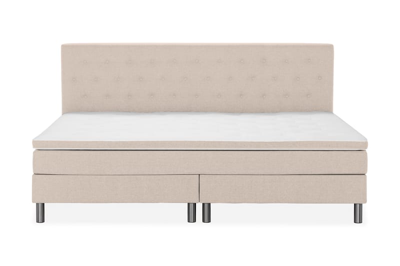 Ella Familieseng Sengepakke 240x210 cm - (+Flere valg) Beige - Møbler - Senger - Komplett sengepakke