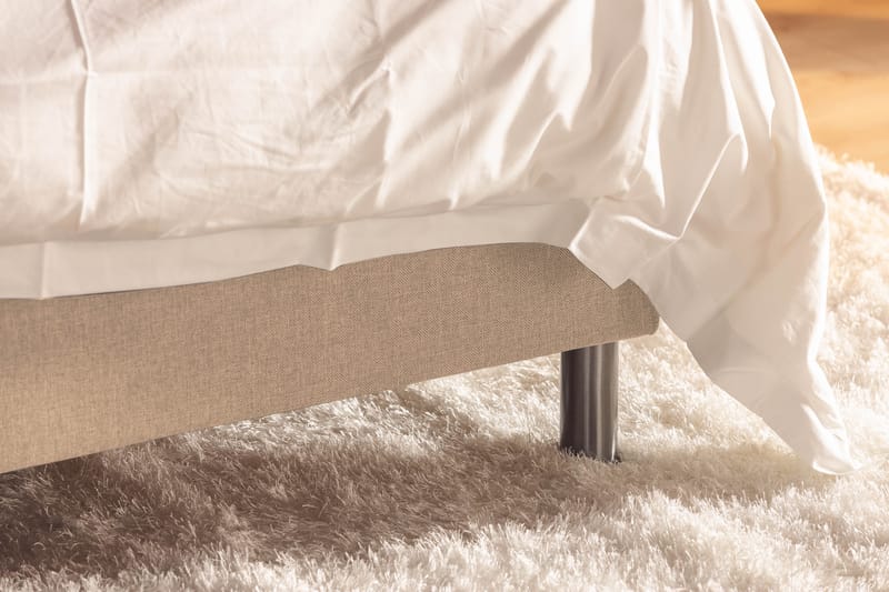Ella Familieseng Sengepakke 240x210 cm - (+Flere valg) Beige - Møbler - Senger - Komplett sengepakke