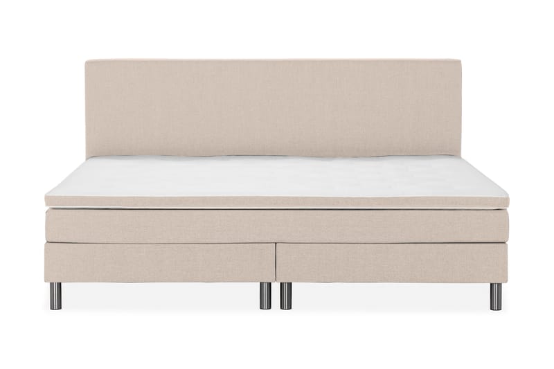 Ella Familieseng Sengepakke 240x210 cm - (+Flere valg) Beige - Møbler - Senger - Komplett sengepakke