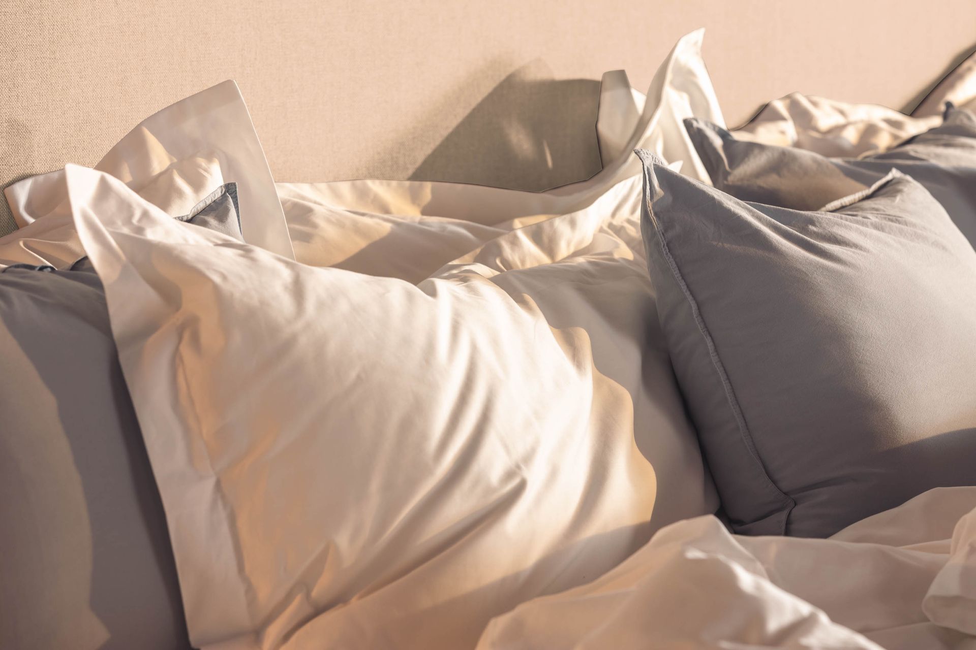 Ella Familieseng Sengepakke 240x210 cm - (+Flere valg) Beige - Møbler - Senger - Komplett sengepakke