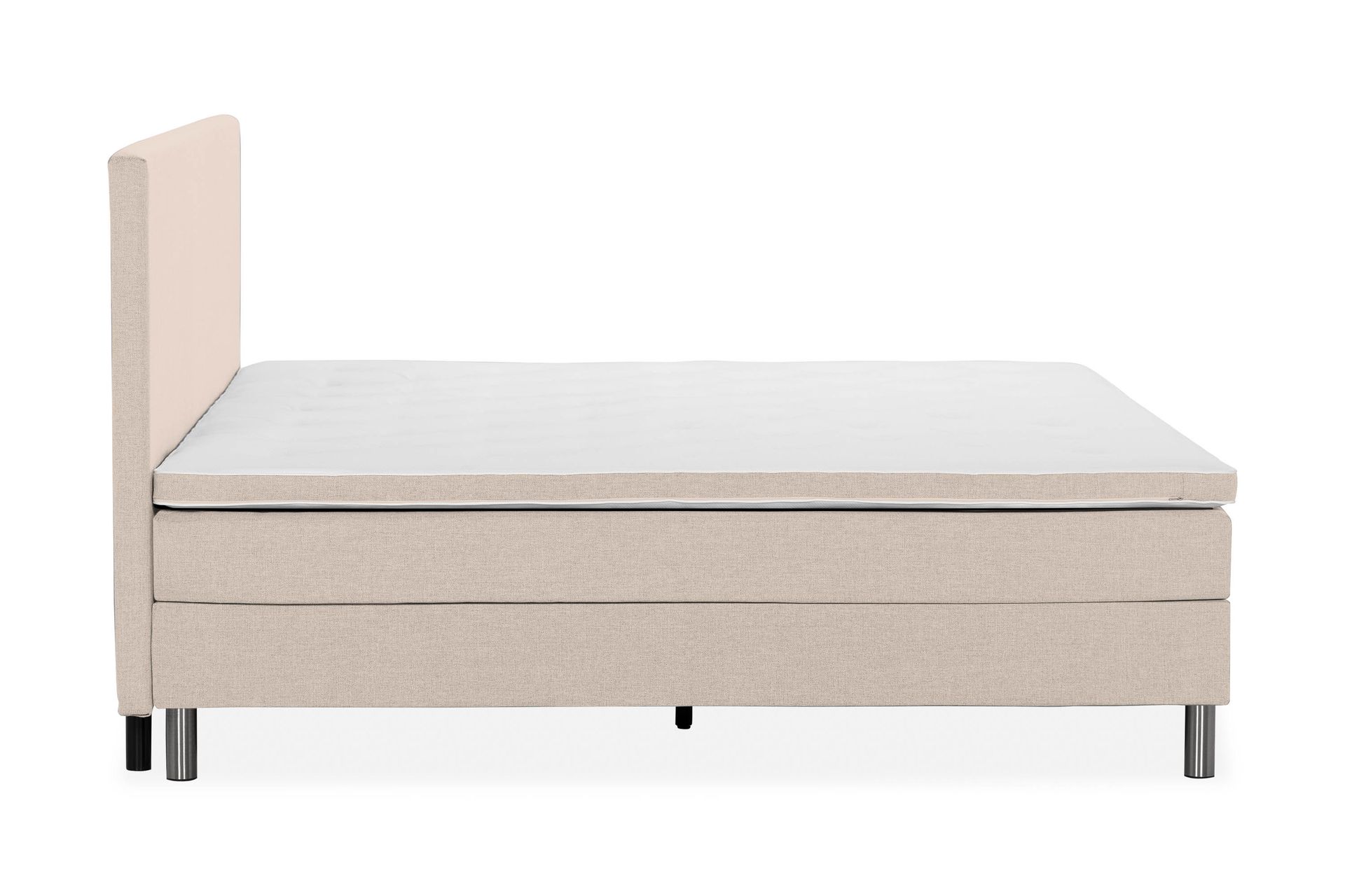 Ella Familieseng Sengepakke 240x210 cm - (+Flere valg) Beige - Møbler - Senger - Komplett sengepakke