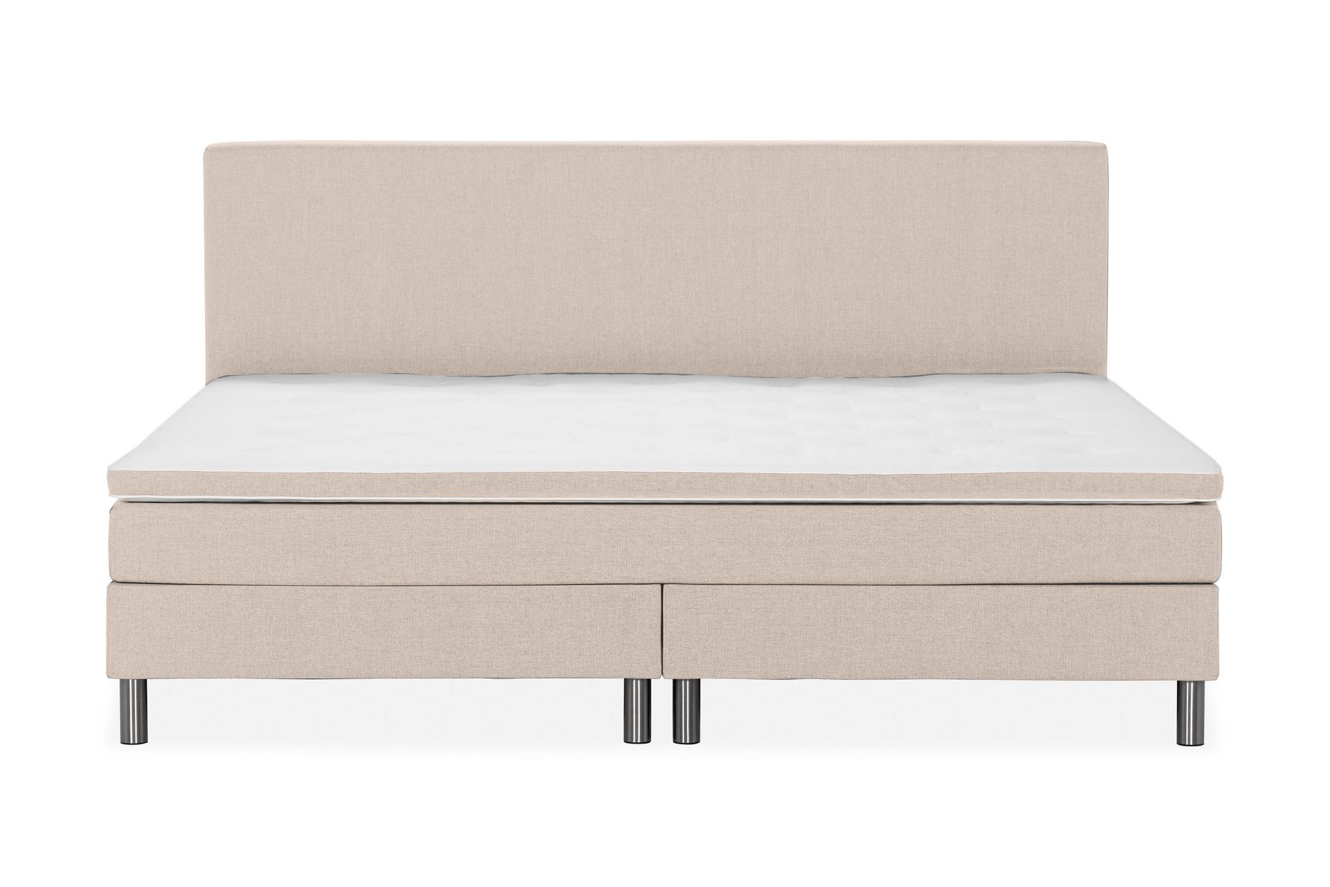 Ella Familieseng Sengepakke 240x210 cm - (+Flere valg) Beige - Møbler - Senger - Komplett sengepakke