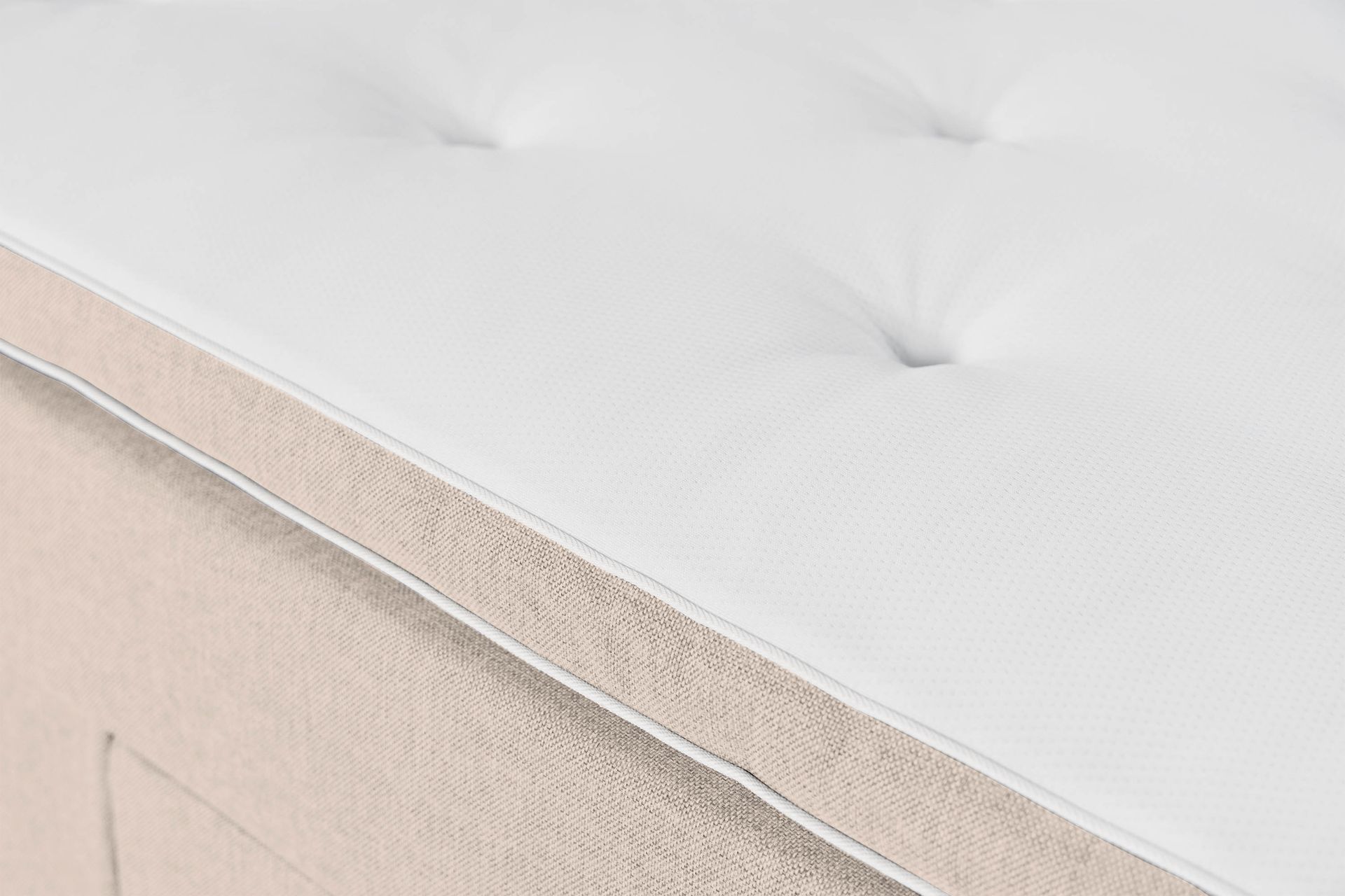 Ella Familieseng Sengepakke 240x210 cm - (+Flere valg) Beige - Møbler - Senger - Komplett sengepakke