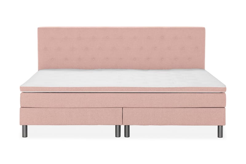 Ella Familieseng Sengepakke 240x210 cm - (+Flere valg) Rosa - Møbler - Senger - Kontinentalsenger