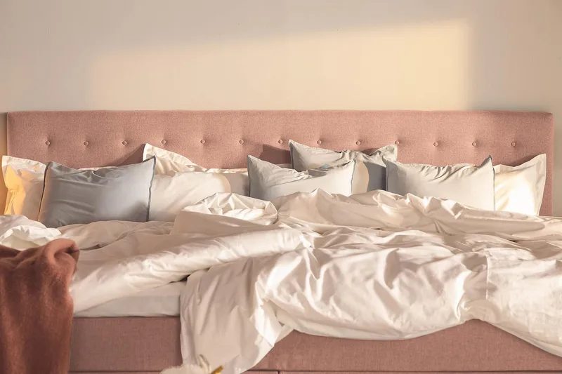 Ella Familieseng Sengepakke 280x200 cm - (+Flere valg) Rosa - Møbler - Senger - Kontinentalsenger